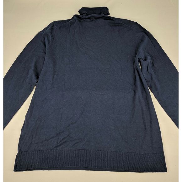 Alfani Sweater sz XL Ink Blue Turtleneck NWT $70 - Picture 4 of 7